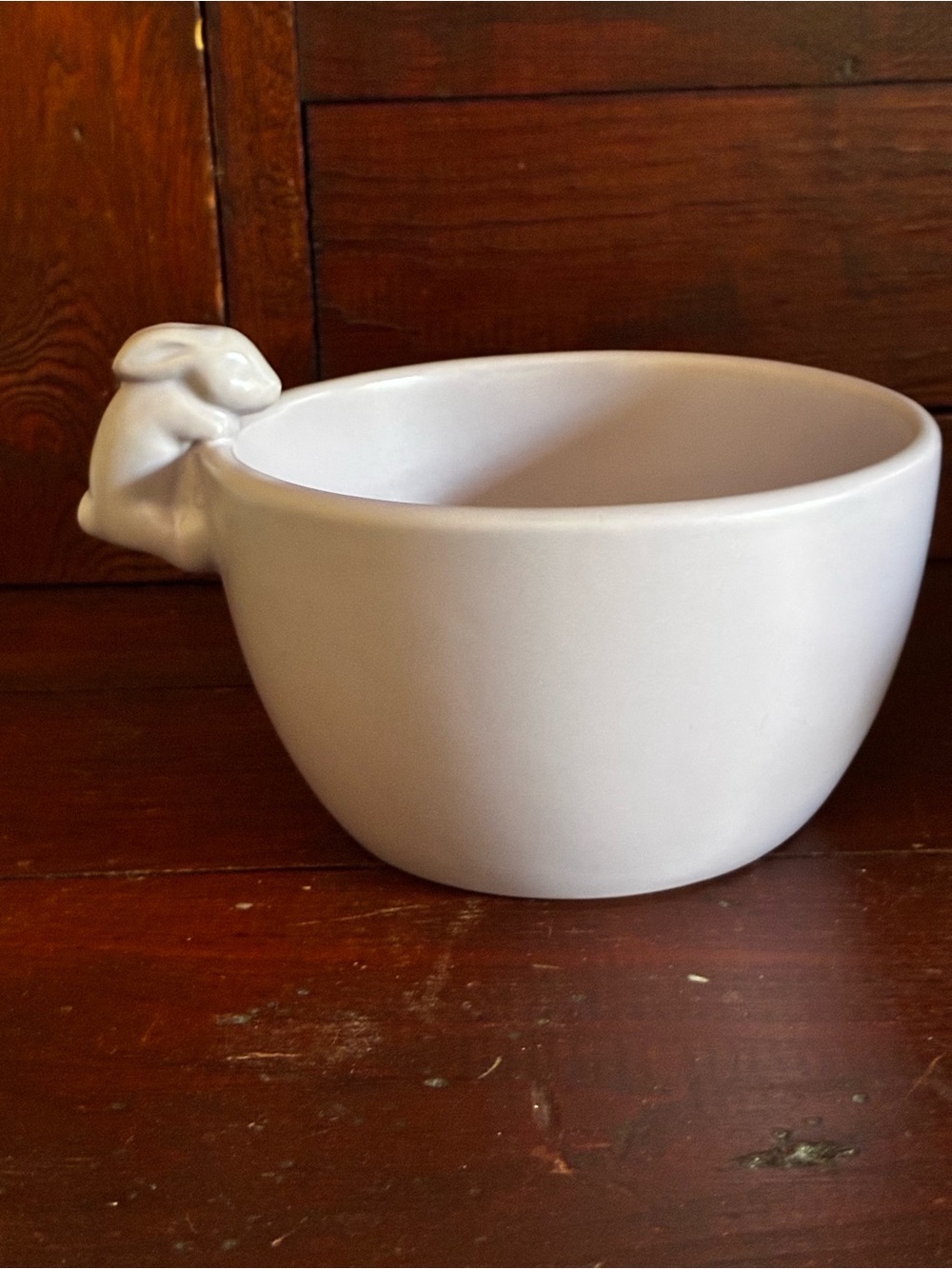 Threshold White Stoneware Bowl with Gold Rim